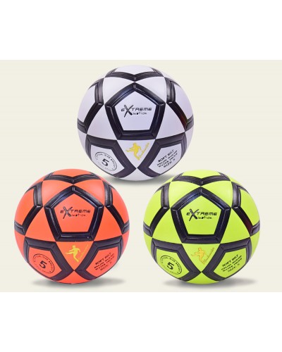 Мяч футбол CL1830 PVC, 400г, 3 цвета,клеенный