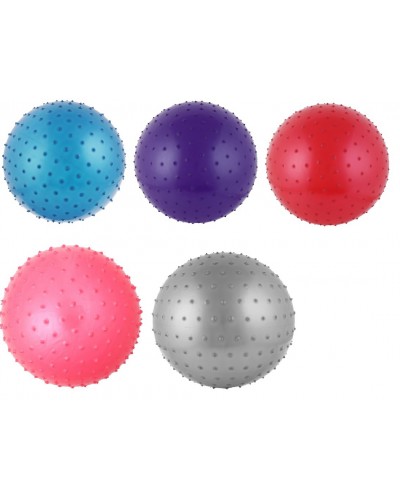 Мяч для фитнеса CO1006 75 см 1000 грамм в коробке 4 цвета с шипиками