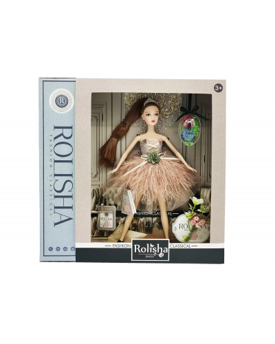 Кукла  "Emily" QJ103D  с аксессуарами, в кор.– 34.5*6.5*34.5 см, р-р куклы - 29 см