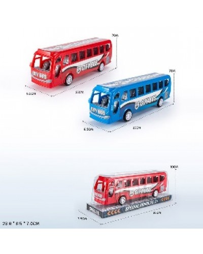 Автобус арт. JY88-1 (180шт/2)2кольори, слюда 23*6,5*7,5см