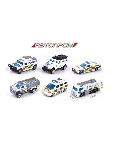 Машина мет. АВТОПРОМ арт. AP7499 (240шт)  планшет 15,5*11,5*4см