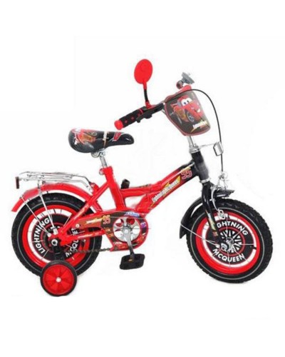 Велосипед детский мульт 20 д. P 2031 C-1 ТЧ, звонок, зеркало, красно-черный, в кор-ке,137-93-62см