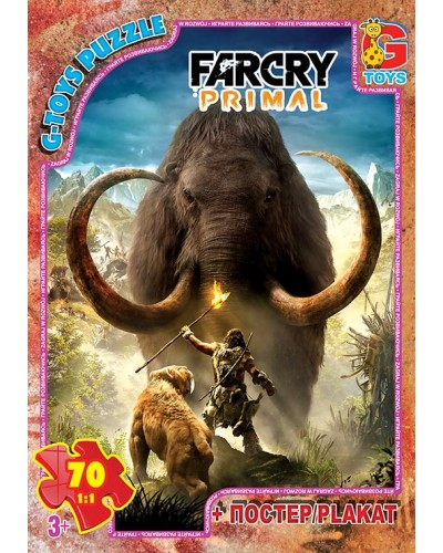 Пазли ТМ "G-Toys" із серії "Far Cry. Тваринний світ", 70 ел.