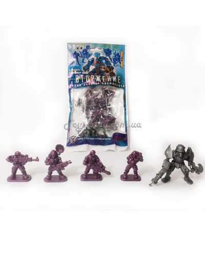 Вторгнення ігровий набір 4 піхотинця і робот, арт. 00752, Технолог